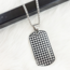 iXXXi Men iXXXi MEN Ketting Dog Tag Dots Mat Zilver