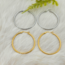 Day & Eve by Go Dutch Label ROPED HOOPS 40MM OORBELLEN