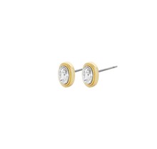 OVALE STUDS CRYSTAL STEENTJE