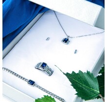 CLASSIC MIRACLE BLUE SET ZILVER