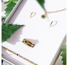 LUCIA EMERALD SET GOUD