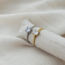 Charmin*s WITTE STEEN RING 2.2MM