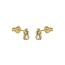 Karma CRYSTAL STUDS OORBELLEN GOUD OF ZILVER