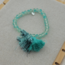 Biba TASSEL ARMBAND MINTGROEN