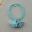 Biba TASSEL ARMBAND MELK TURQUOISE