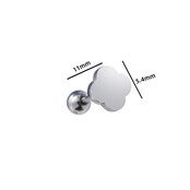 PIERCING KLAVER ZILVER EP403-1 PIERCING KLAVER ZILVER EP403-1