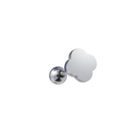 PIERCING KLAVER ZILVER EP403-1