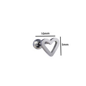 PIERCING OPEN HART ZILVER EP407-1