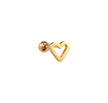 PIERCING OPEN HART GOUD EP407-2