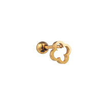 PIERCING OPEN KLAVER GOUD EP409-2