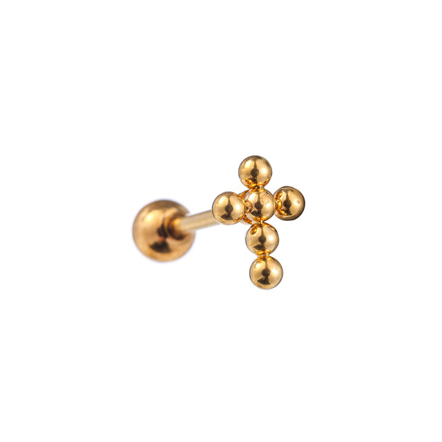 PIERCING CROSS BAL GOUD EP412-2 PIERCING CROSS BAL GOUD EP412-2