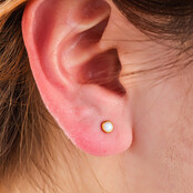 PIERCING OPAAL GOUD EP414-2
