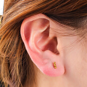 PIERCING BAR BAL GOUD EP413-2