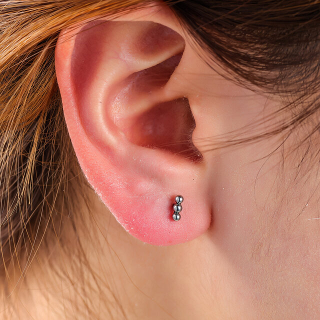 PIERCING BAR BAL ZILVER EP413-1