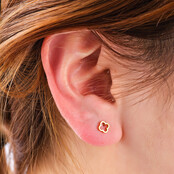 PIERCING OPEN KLAVER GOUD EP409-2