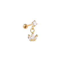 PIERCING DANCING ZIRCONIA CROWN GOUD EP416-2