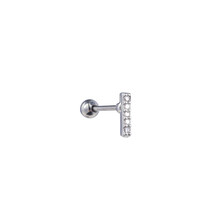 PIERCING ZIRCONIA BAR ZILVER EP422-1