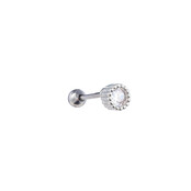 PIERCING ZIRCONIA STONE ZILVER EP424-1 PIERCING ZIRCONIA STONE ZILVER EP424-1