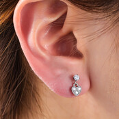 PIERCING DANCING ZIRCONIA HEART ZILVER EP418-1 PIERCING DANCING ZIRCONIA HEART ZILVER EP418-1