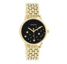 Gold coloured OOZOO watch with gold coloured stainless steel bracelet - C11029