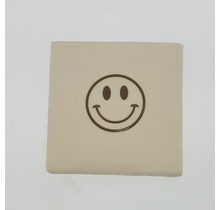 Quote Tegeltje Smiley Off White