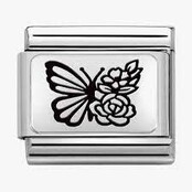 Nomination Link - 330111-22 - Classic PLATES - Butterfly Flowers
