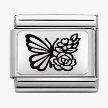 Nomination Link - 330111-22 - Classic PLATES - Butterfly Flowers