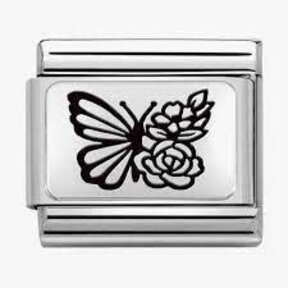Nomination Link - 330111-22 - Classic PLATES - Butterfly Flowers
