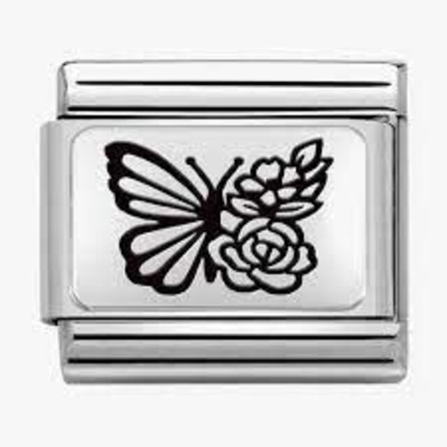 Nomination Link - 330111-22 - Classic PLATES - Butterfly Flowers