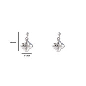 CLOVER STUD OORBELLEN E4325-1 CLOVER STUD OORBELLEN E4325-1