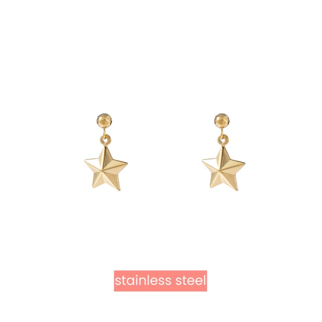 STAR STUD OORBELLEN E4328-2