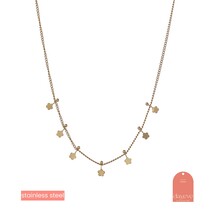 FLOWER PINS NECKLACE N4483-2