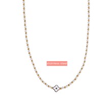 PEARL & CLOVER NECKLACE N4444-1