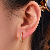 SPARKLE HOOP 15MM OORBELLEN E4478-2