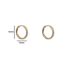 SPARKLE HOOP 15MM OORBELLEN E4478-2