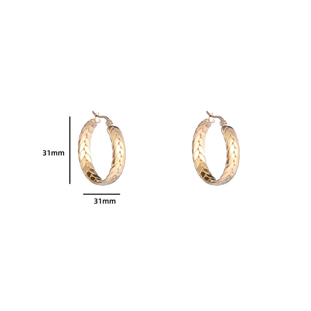 BRAIDED HOOP 30MM E4321-30-2 BRAIDED HOOP 30MM E4321-30-2