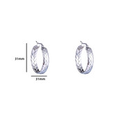 BRAIDED HOOP 30MM E4321-30-1 BRAIDED HOOP 30MM E4321-30-1