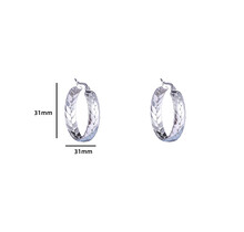 BRAIDED HOOP 30MM E4321-30-1