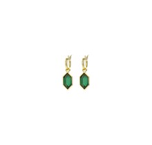 FOREVER CLASSIC OORBELLEN EMERALD 83521
