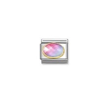 Nomination Link - 030612-035 - Classic FACETED STONES - Light Blue Rose
