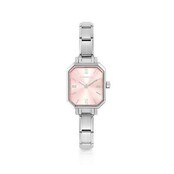 Nomination PARIS watch with NEW RECTANGULAR steel strap 076037-014 Pink Nomination PARIS watch with NEW RECTANGULAR steel strap 076037-014 Pink
