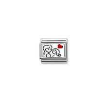 Nomination Link - 330208-56 - Classic CL OXIDIZED PLATES - 2 Women