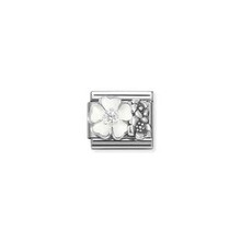 Nomination Link - 330325-01 - Classic CL SYMBOLS - White Flower with Flowers