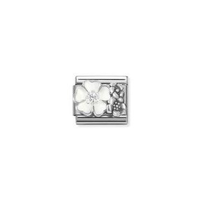 Nomination Link - 330325-01 - Classic CL SYMBOLS - White Flower with Flowers