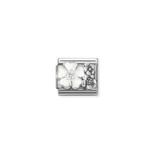Nomination Link - 330325-01 - Classic CL SYMBOLS - White Flower with Flowers Nomination Link - 330325-01 - Classic CL SYMBOLS - White Flower with Flowers