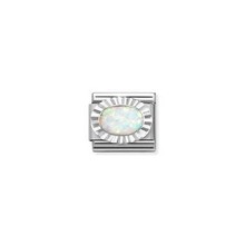 Nomination Link - 330507-07 - Classic STONES - White Opal