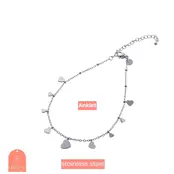 A4499-1 Hearts on the side Anklet A4499-1 Hearts on the side Anklet