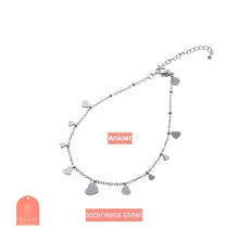 A4499-1 Hearts on the side Anklet