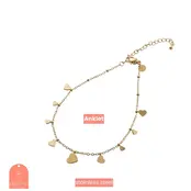 A4499-2 Hearts on the side Anklet A4499-2 Hearts on the side Anklet