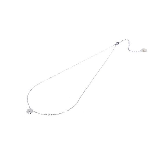 Clover Ketting N9330-1 Zilverkleurig Clover Ketting N9330-1 Zilverkleurig